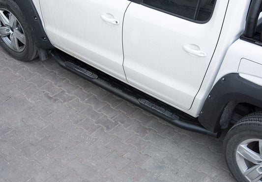 Side Steps Amazon Black (2 pcs, black) for Fiat Fullback 2016- - image 1