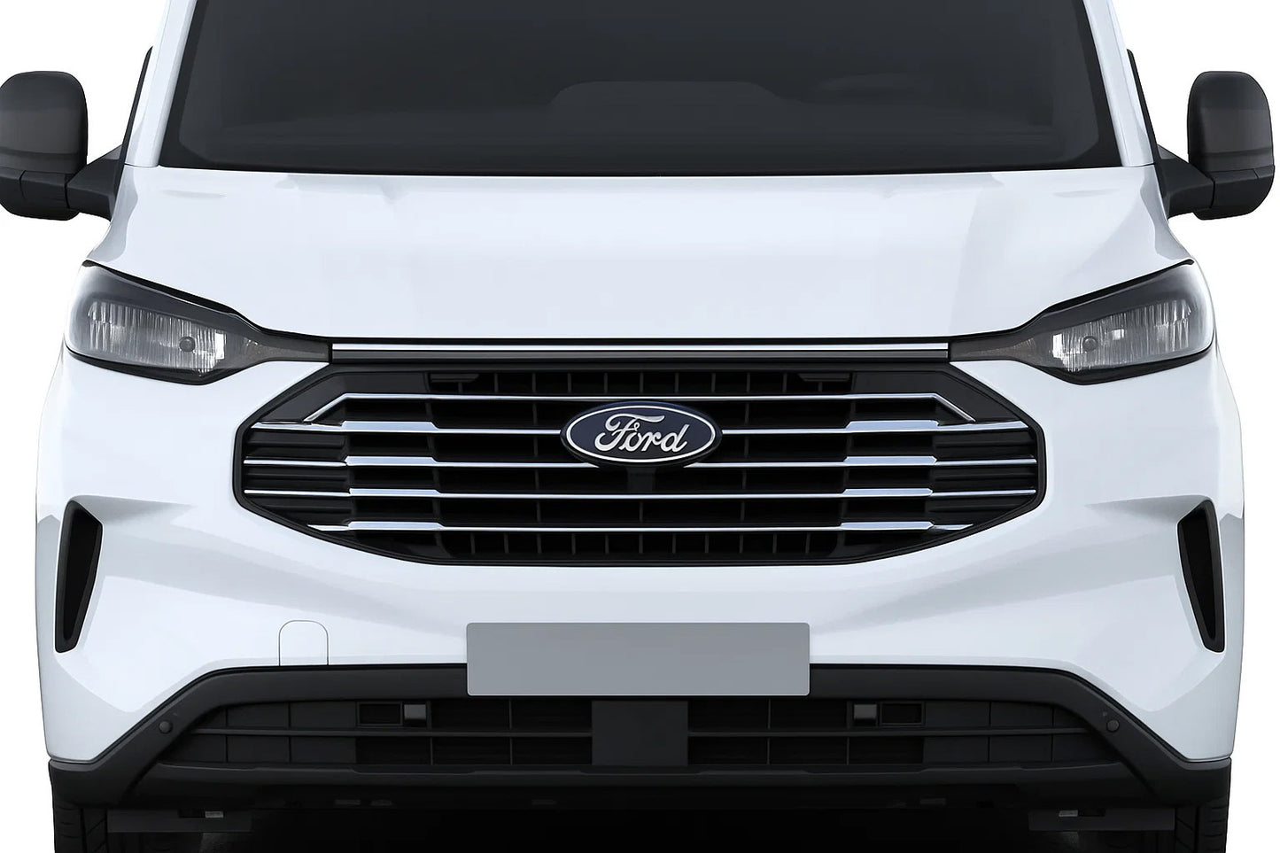 Chrome Grille Covers (Stainless Steel) for Ford Custom 2023- - image 1