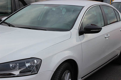 Covers for mirrors (2 pcs, natural carbon) for Volkswagen Scirocco - Reelken Auto