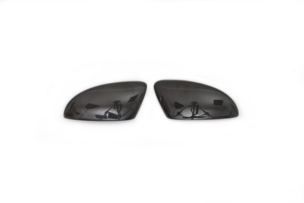 Mirror Covers (2 pcs, Real Carbon) for Volkswagen Scirocco 2008-2017 - image 2
