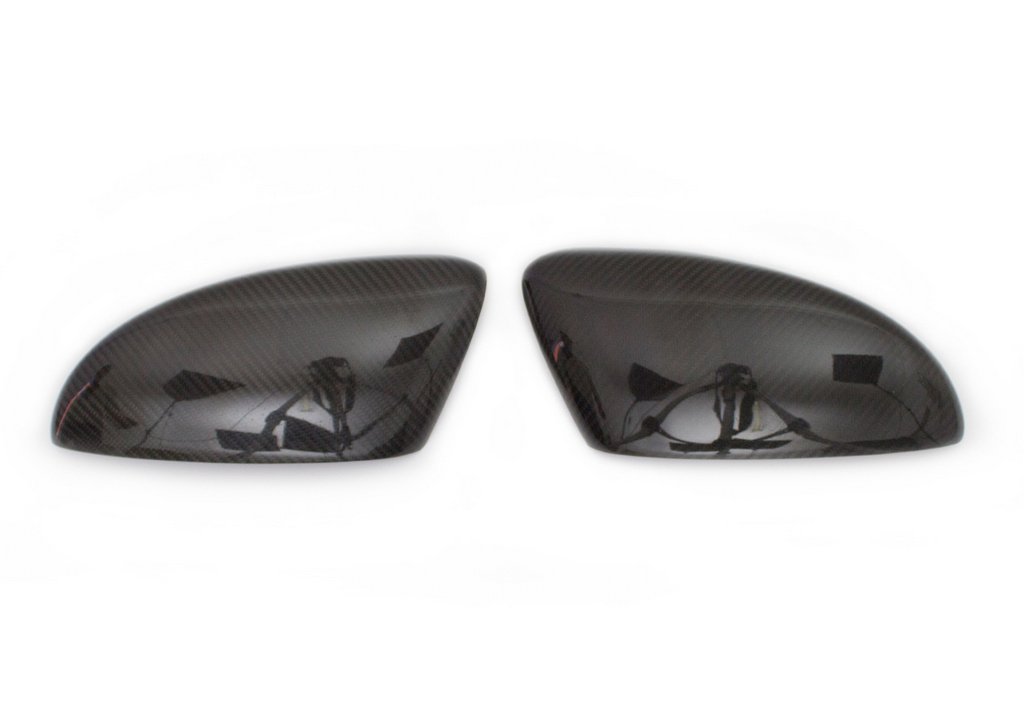 Mirror Covers (2 pcs, Real Carbon) for Volkswagen Jetta 2011-2018 - image 3