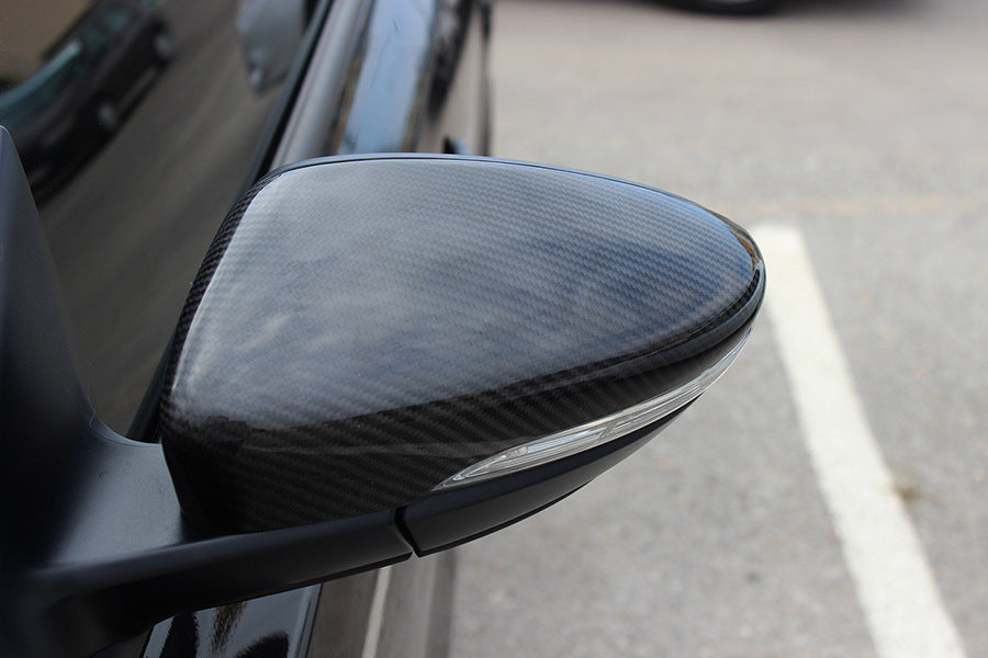 Mirror Covers (2 pcs, Real Carbon) for Volkswagen Jetta 2011-2018 - image 8