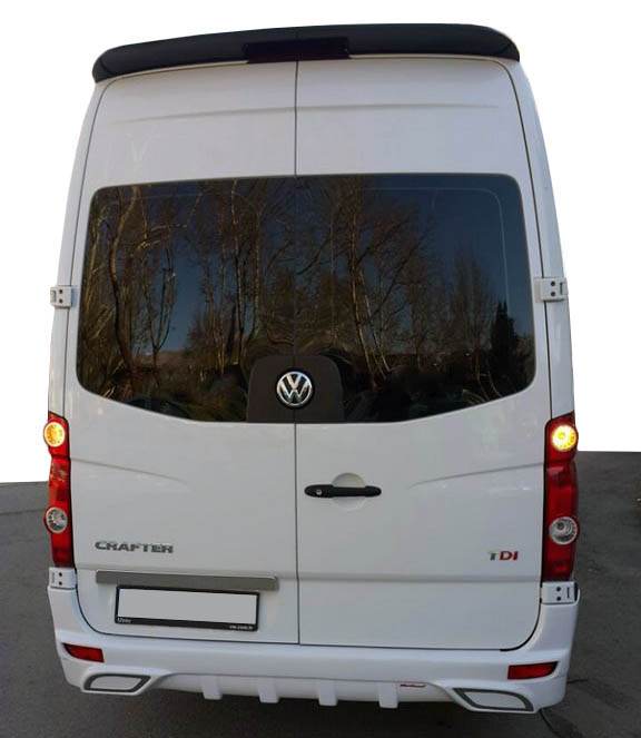 Rear bumper V2 (for painting) for Volkswagen Crafter 2006-2016 - Reelken Auto