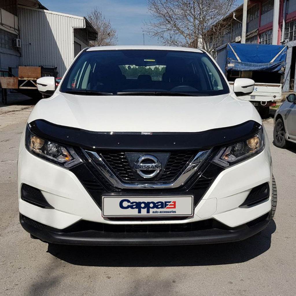 The hood deflector EuroCap (2017+) for Nissan Qashqai 2014-2021 - Reelken Auto