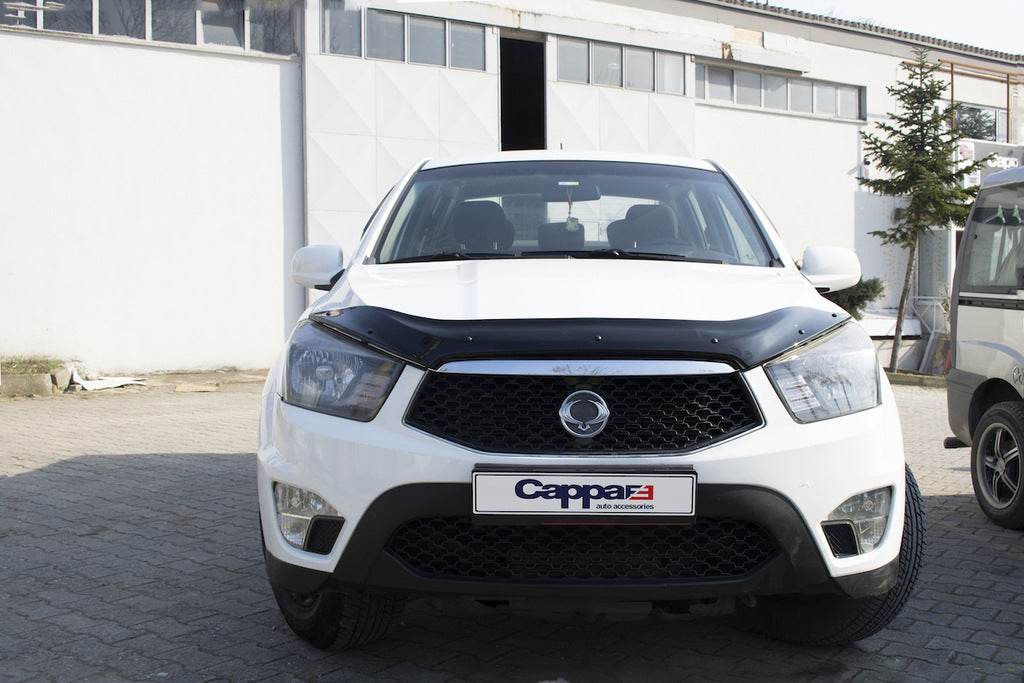 The hood deflector 2013+ (EuroCap) for SsangYong Korando 2010-2019 - Reelken Auto