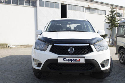 The hood deflector 2013+ (EuroCap) for SsangYong Korando 2010-2019 - Reelken Auto