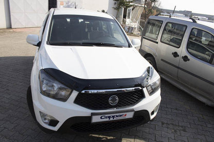 The hood deflector 2013+ (EuroCap) for SsangYong Korando 2010-2019 - Reelken Auto