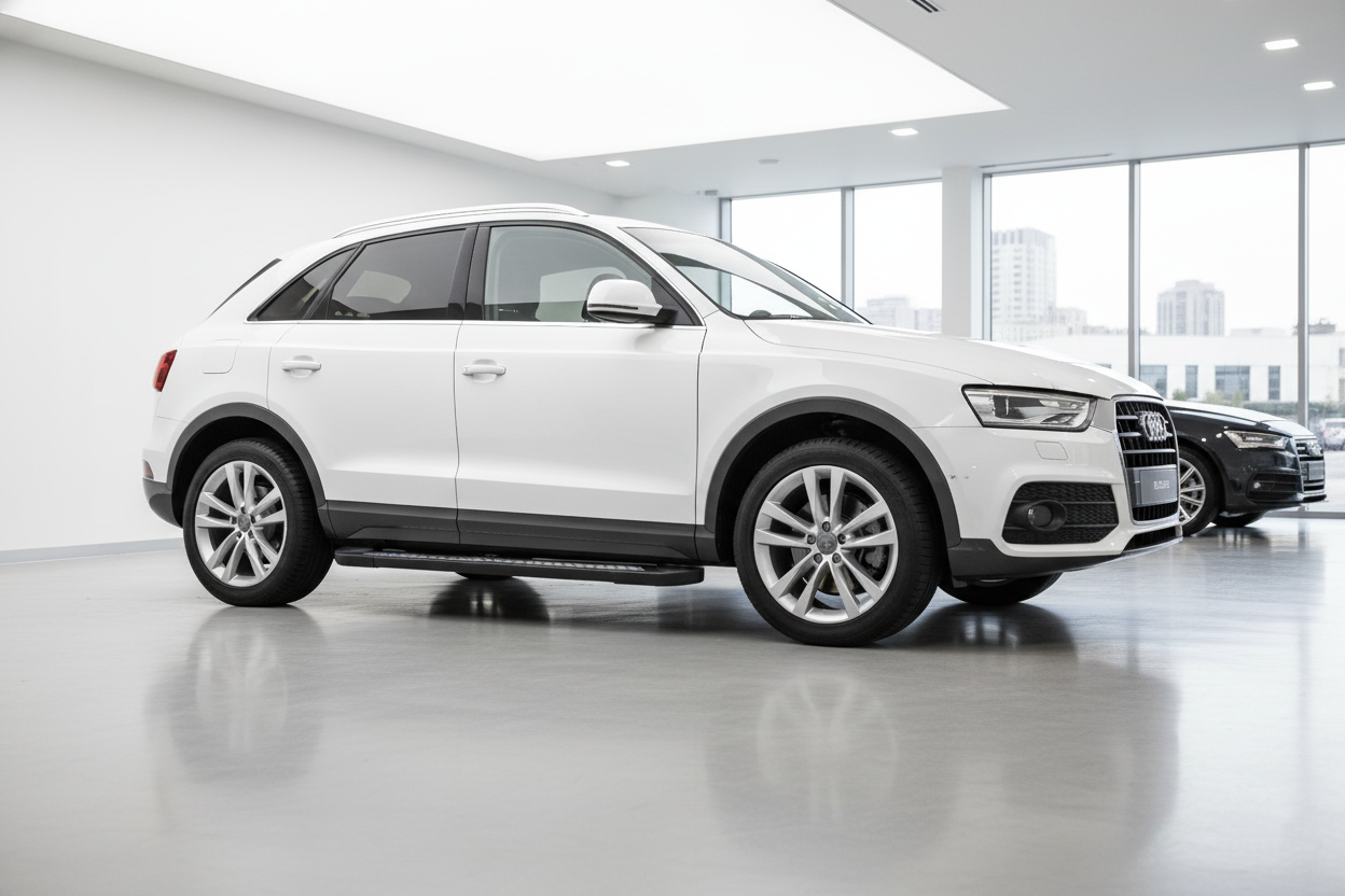 Side Steps New Vision Black (2 pcs, Aluminum) for Audi Q3 2011-2019 - image 1