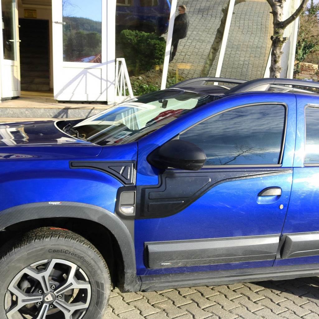 Upper covers on the door (4 pcs.) for Dacia Duster 2018-2024 - Reelken Auto