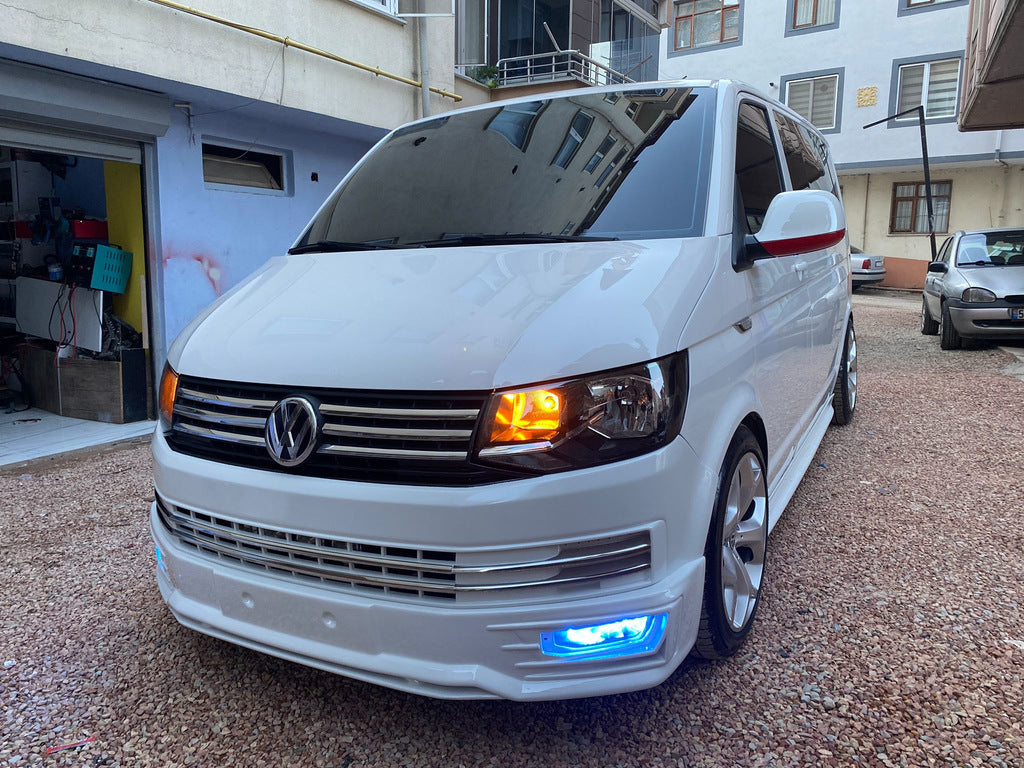 Front bumper lip Genis 2015-2018 (primed for painting) for Volkswagen T6 2015-2024 - image 3