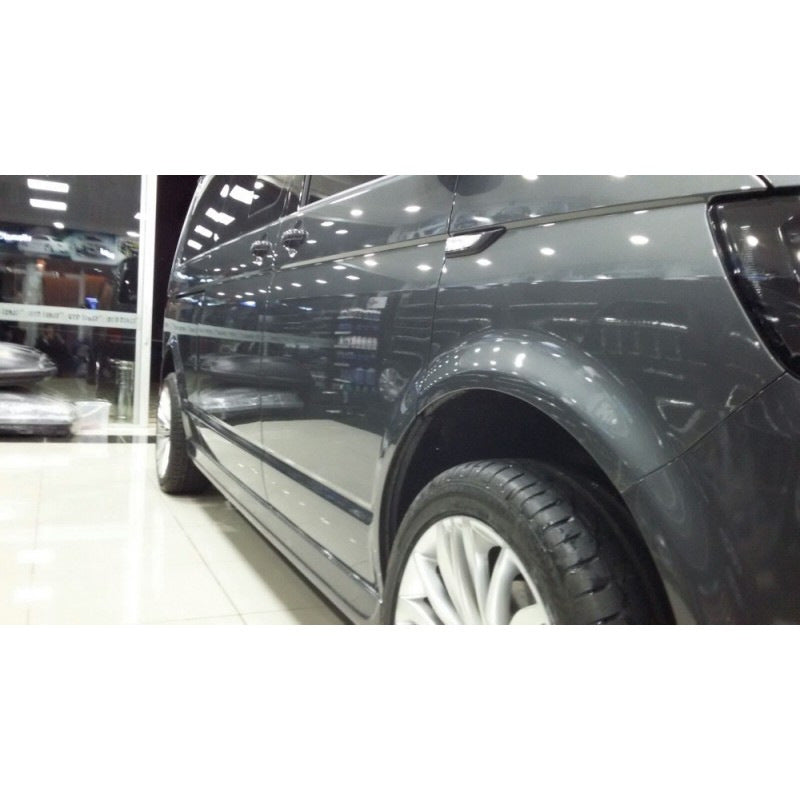 Side Skirts V-2 (for Painting) for Volkswagen T6 2015-2024 - image 3