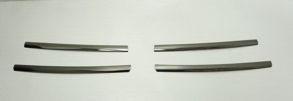 Grille Covers Black Chrome 2015-2019 (4 pcs, stainless steel) for Volkswagen T6 2015-2024 - image 2