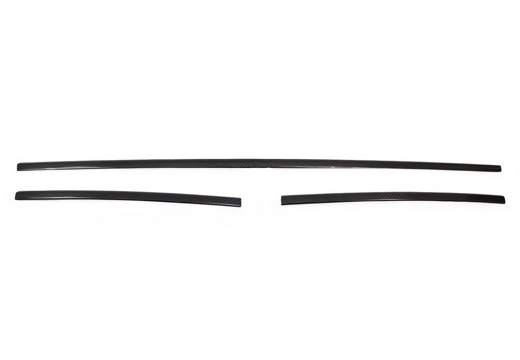 Front Bumper Grille Covers 2015-2019 (3 pcs, Carbon) for Volkswagen T6 2015-2024 - image 3