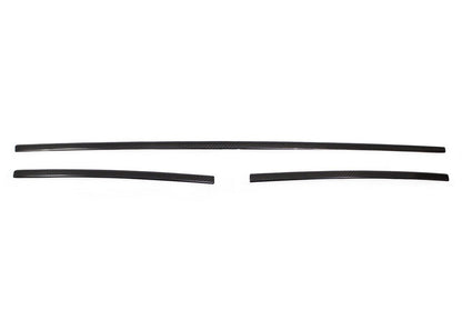 Front Bumper Grille Covers 2015-2019 (3 pcs, Carbon) for Volkswagen T6 2015-2024 - image 3