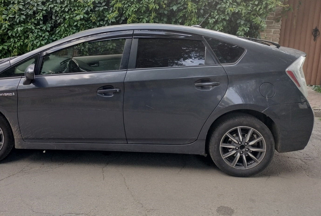 Window Deflectors (4 pcs, Sunplex Sport) for Toyota Prius 2009-2015 - image 2