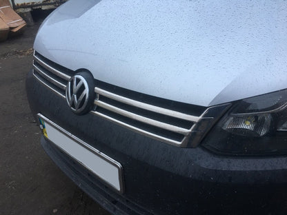 Chrome Grille Covers (2 pcs, Stainless Steel) for Volkswagen Caddy 2010-2015 - image 7