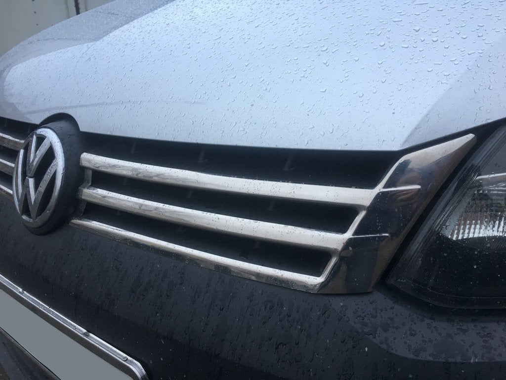 Chrome Grille Covers (2 pcs, Stainless Steel) for Volkswagen Caddy 2010-2015 - image 8