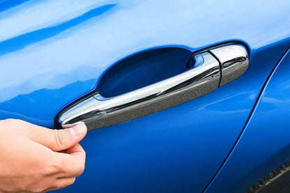 Chrome Door Handle Covers (4 pcs, Stainless Steel) for BMW 5 Series E-60/61 2003-2010 - image 4