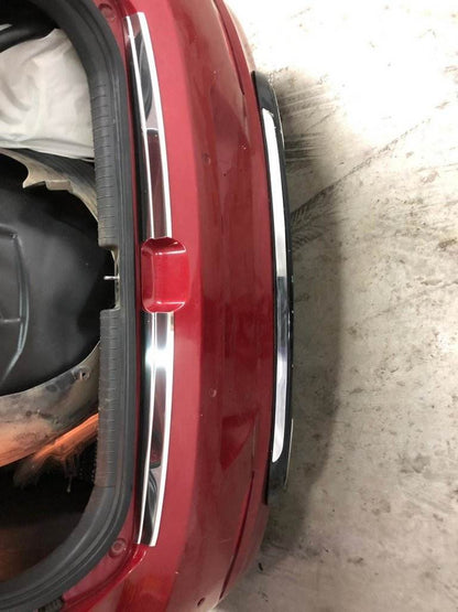 The trim on the rear bumper Carmos (Active, 2, stainless steel) for Hyundai I-20 2014-2020 - Reelken Auto