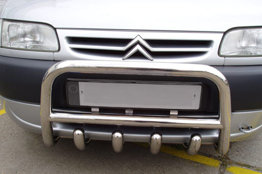 Bull Bar QT006 (Stainless Steel) for Citroen Berlingo 1996-2008 - image 1