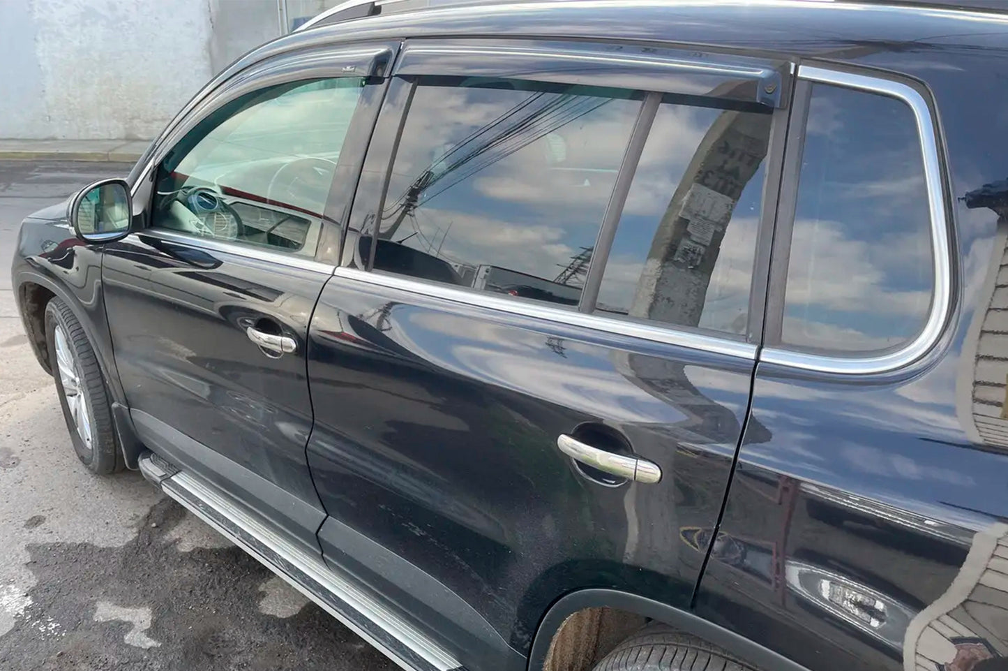 Window Deflectors (4 pcs, HIC) for Volkswagen Tiguan 2007-2016 - image 2