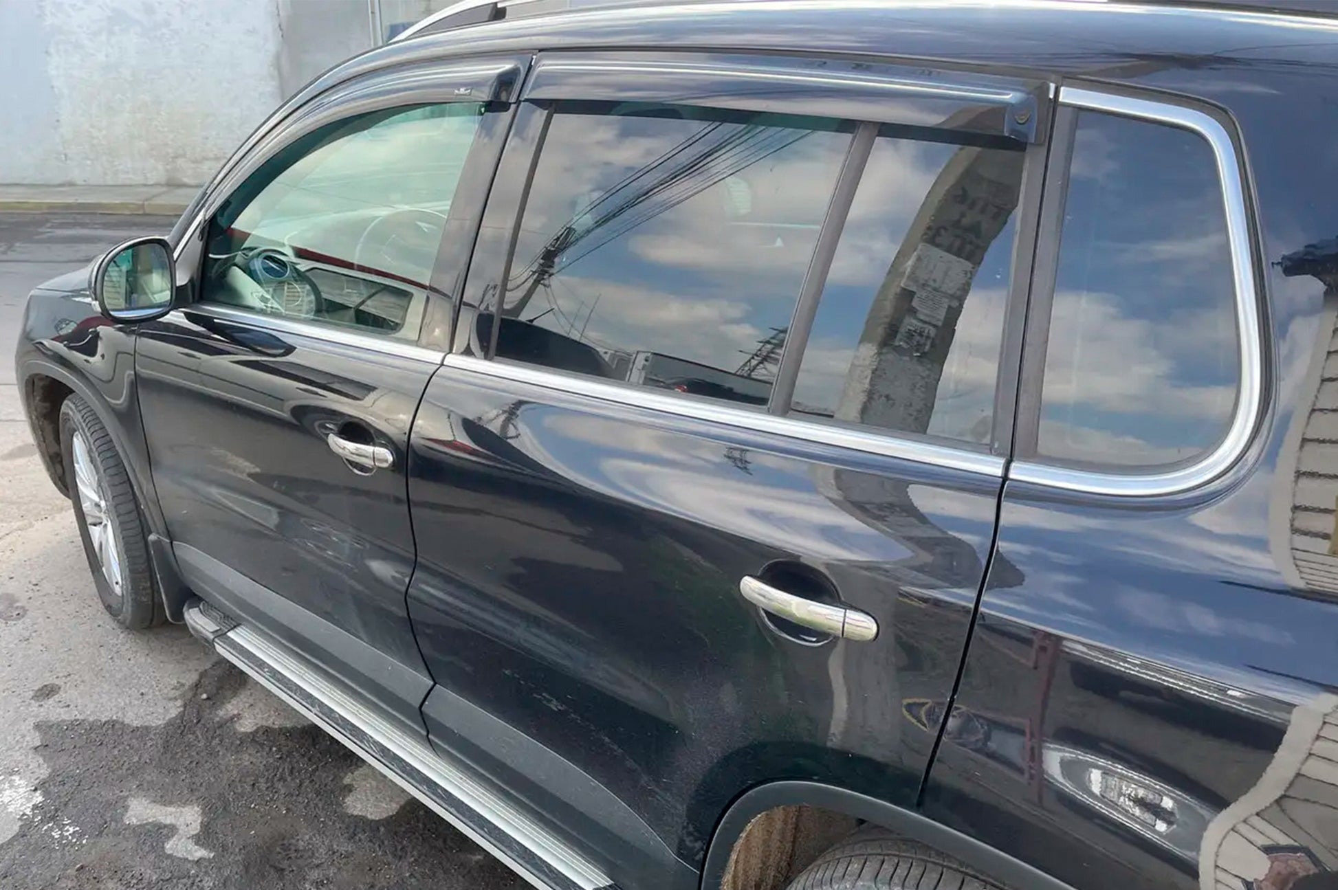 Window Deflectors (4 pcs, HIC) for Volkswagen Tiguan 2007-2016 - image 2