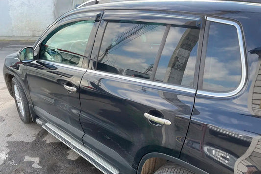 Window Deflectors (4 pcs, HIC) for Volkswagen Tiguan 2007-2016 - image 2