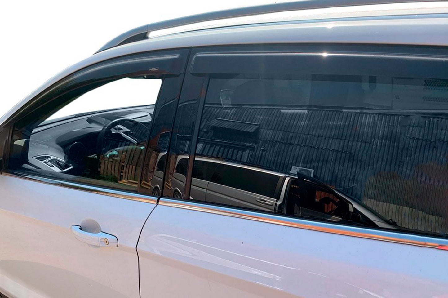 Window Deflectors (4 pcs, HIC) for Volkswagen Tiguan 2007-2016 - image 8