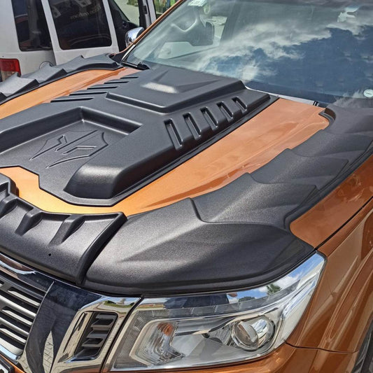 Cover on the hood (ABS) for Nissan Navara/NP300 2016- - Reelken Auto