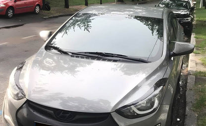 Covers for mirrors without cutout for turning BMW-style (2 pcs) for Hyundai Elantra (MD/UD) 2011-2015 - Reelken Auto