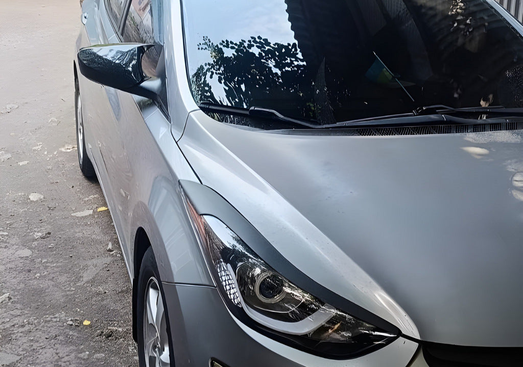 Mirror covers without indicator cutout BMW-style (2 pcs) for Hyundai Elantra (MD/UD) 2011-2015 - image 4