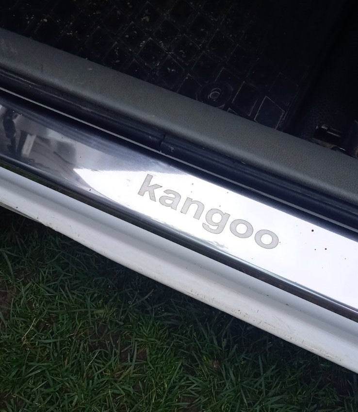 Door sills Carmos V1 (stainless) for Renault Kangoo 1998-2008 - Reelken Auto