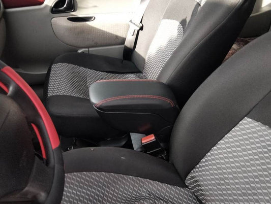 Universal armrest (black with red) - Reelken Auto