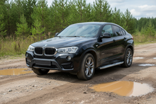 Side Steps Mevsim Grey (2 pcs, Aluminum) for BMW X4 F-26 2014-2018 - image 1