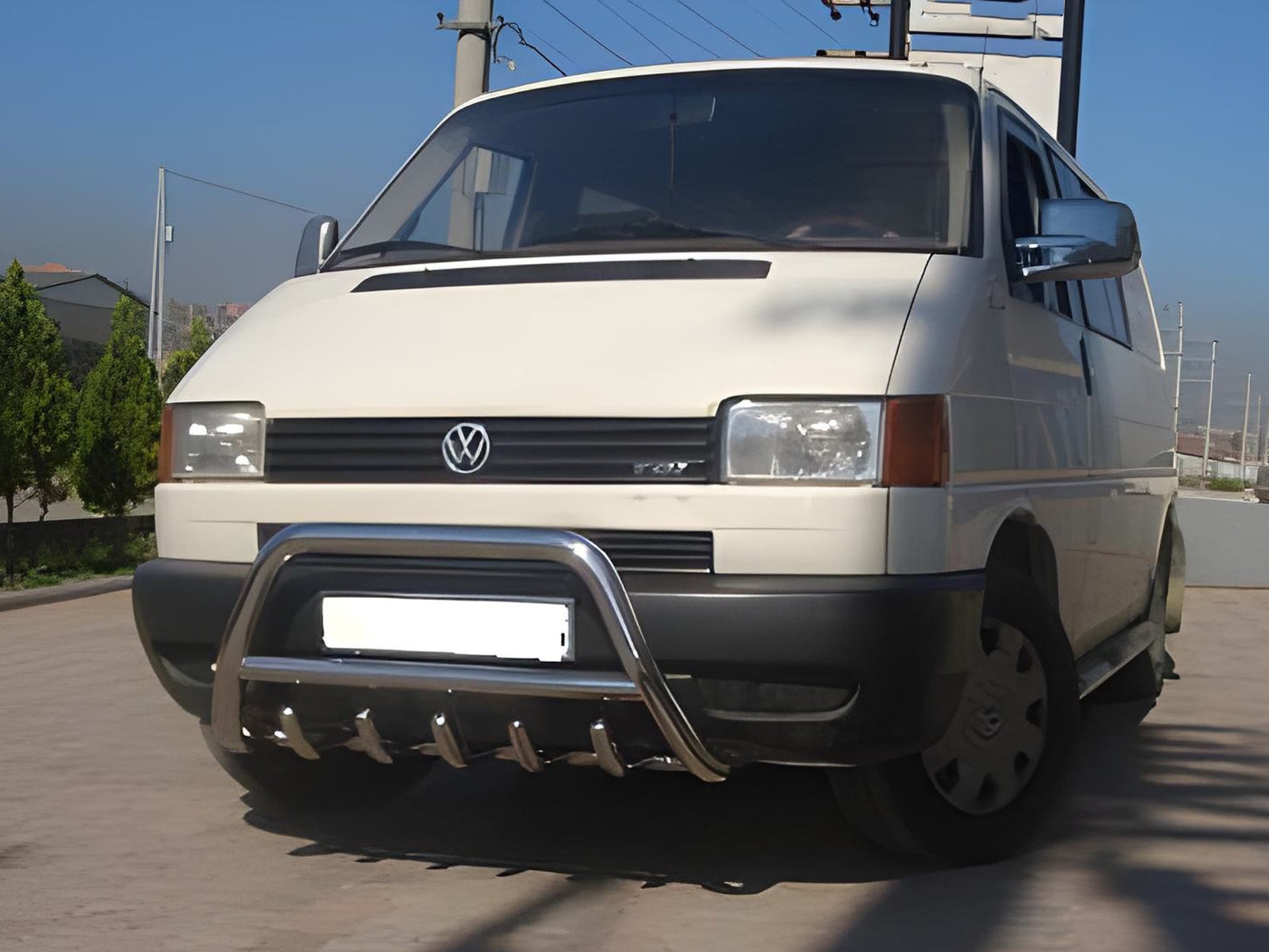 Bull Bar WT003 60mm Stainless Steel for Volkswagen T4 Transporter 1990-2003 - image 9
