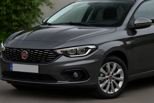 Mirror Covers Black Chrome (2 pcs, plastic) for Fiat Tipo 2016- - image 2