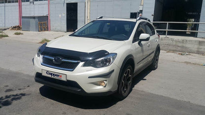 The hood deflector (EuroCap) for Subaru XV 2011-2017 - Reelken Auto