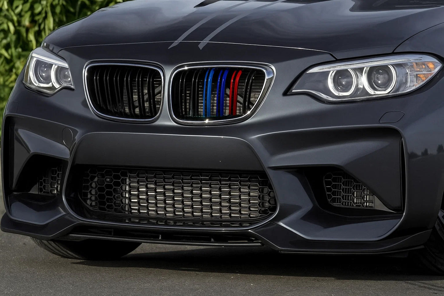 Kidneys M-Look (M-Color with Chrome Trim) for BMW 2 Series F22/F23 2014-2021 - image 1