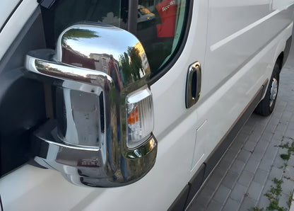 Mirror Covers (2 pcs, Plastic) for Opel Movano 2021- - image 1