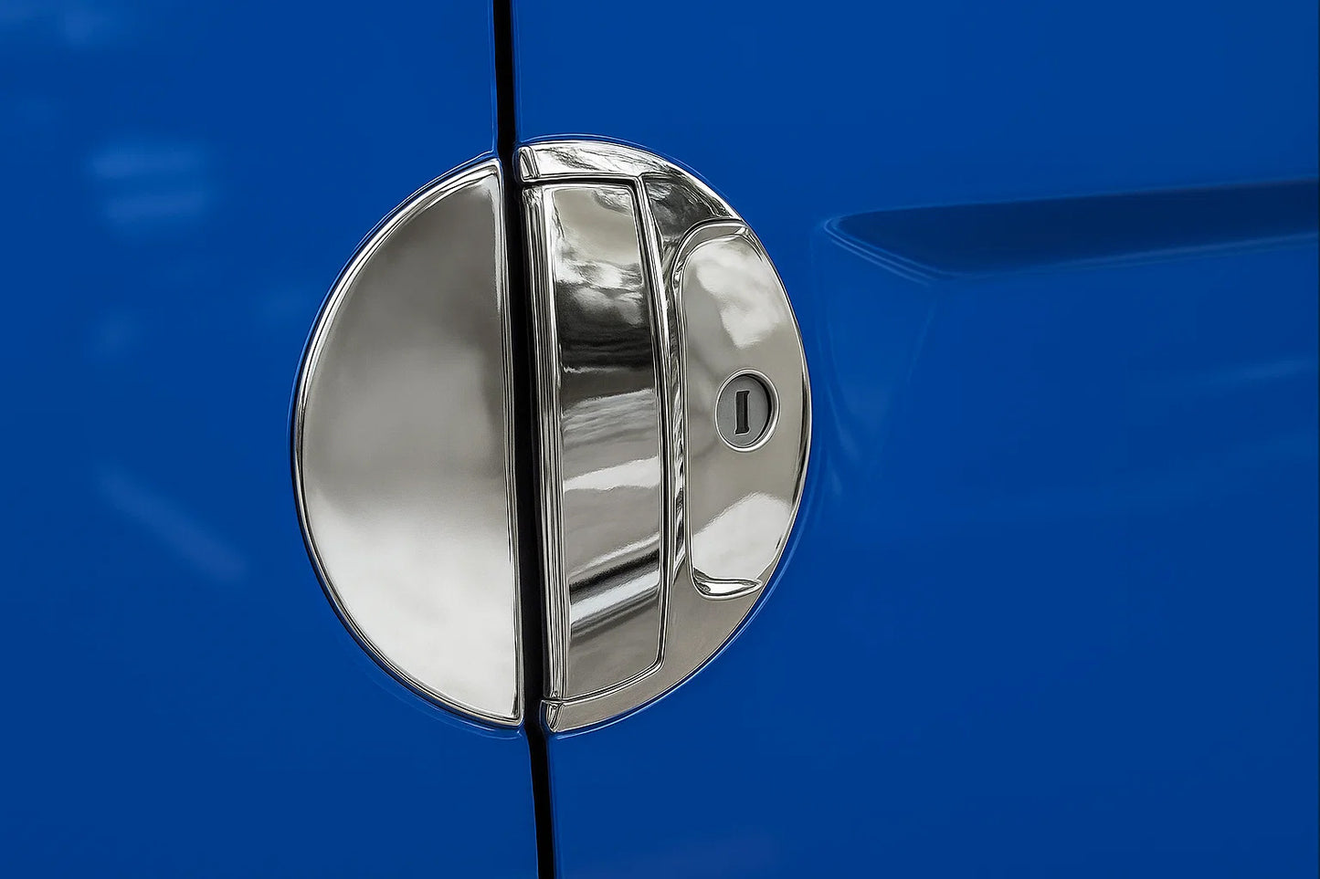 Chrome Door Handle Covers (4 pcs, Plastic) for Hyundai Porter 2004- - image 1