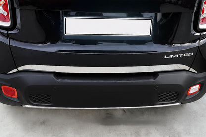 Trunk Trim 2019 (3 pcs, Stainless Steel) for Jeep Renegade 2014- - image 1