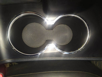 Cup holder rings (stainless) for Hyundai IX-35 2010-2015 - Reelken Auto