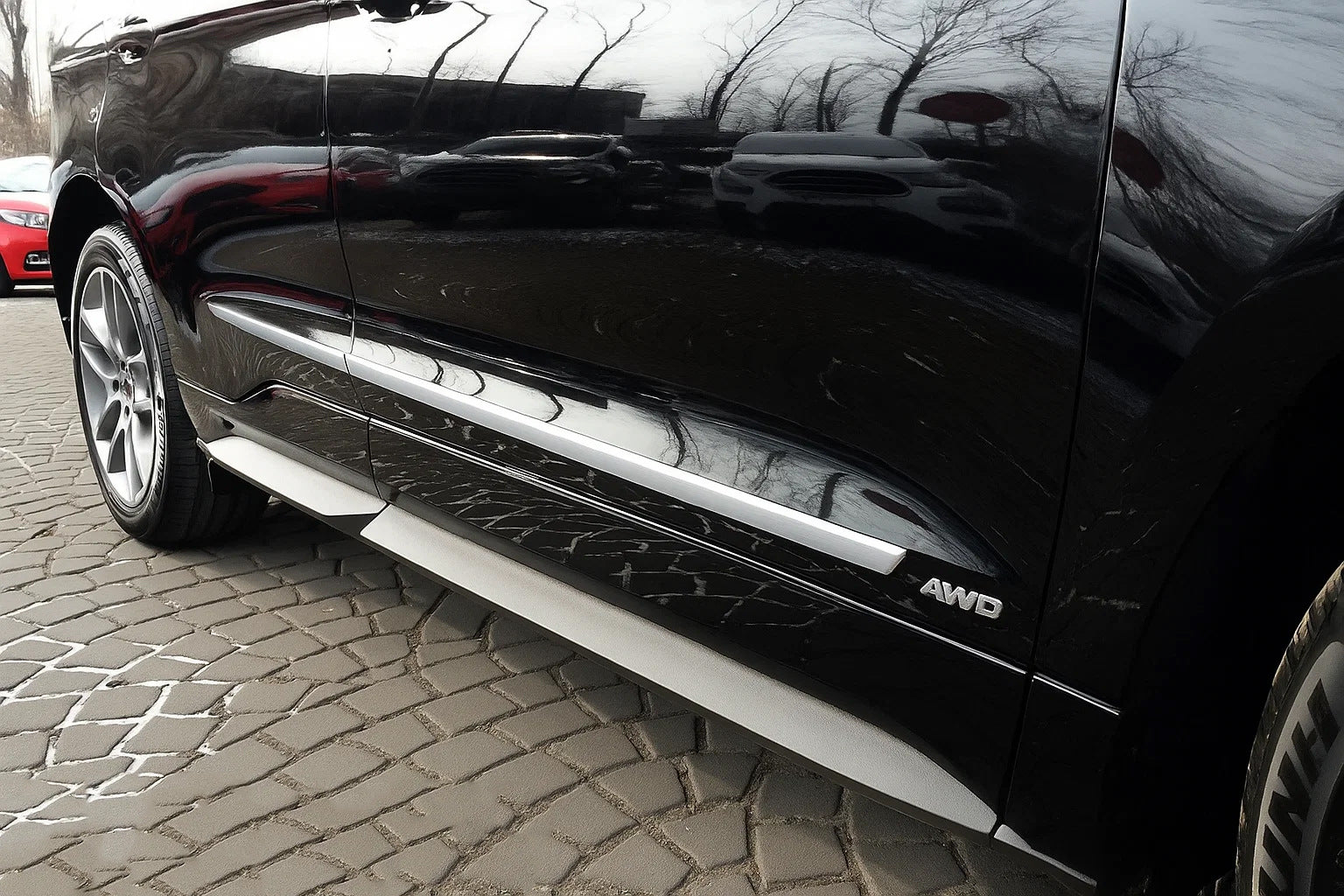 Chrome Door Moldings (4 pcs, Stainless Steel) for Ford Edge 2014-2024 - image 1