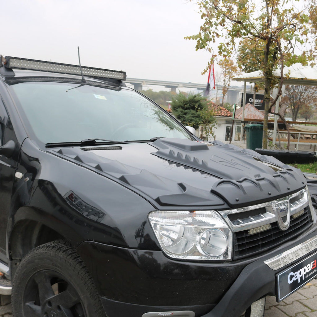 Hood Scoop Cover Set DRAGON (3 pcs) for Dacia Duster 2008-2018 - image 5