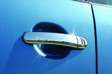 Chrome flat door handle covers (4 pcs) for Skoda Fabia 2007-2014 - image 1