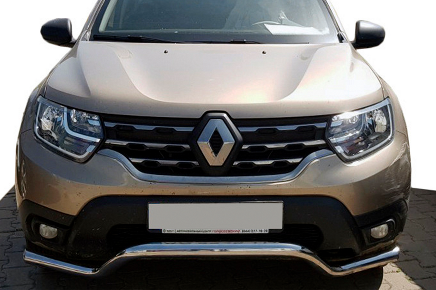 Front Bar WT008 (Stainless Steel) for Dacia Duster 2018-2024 - image 1