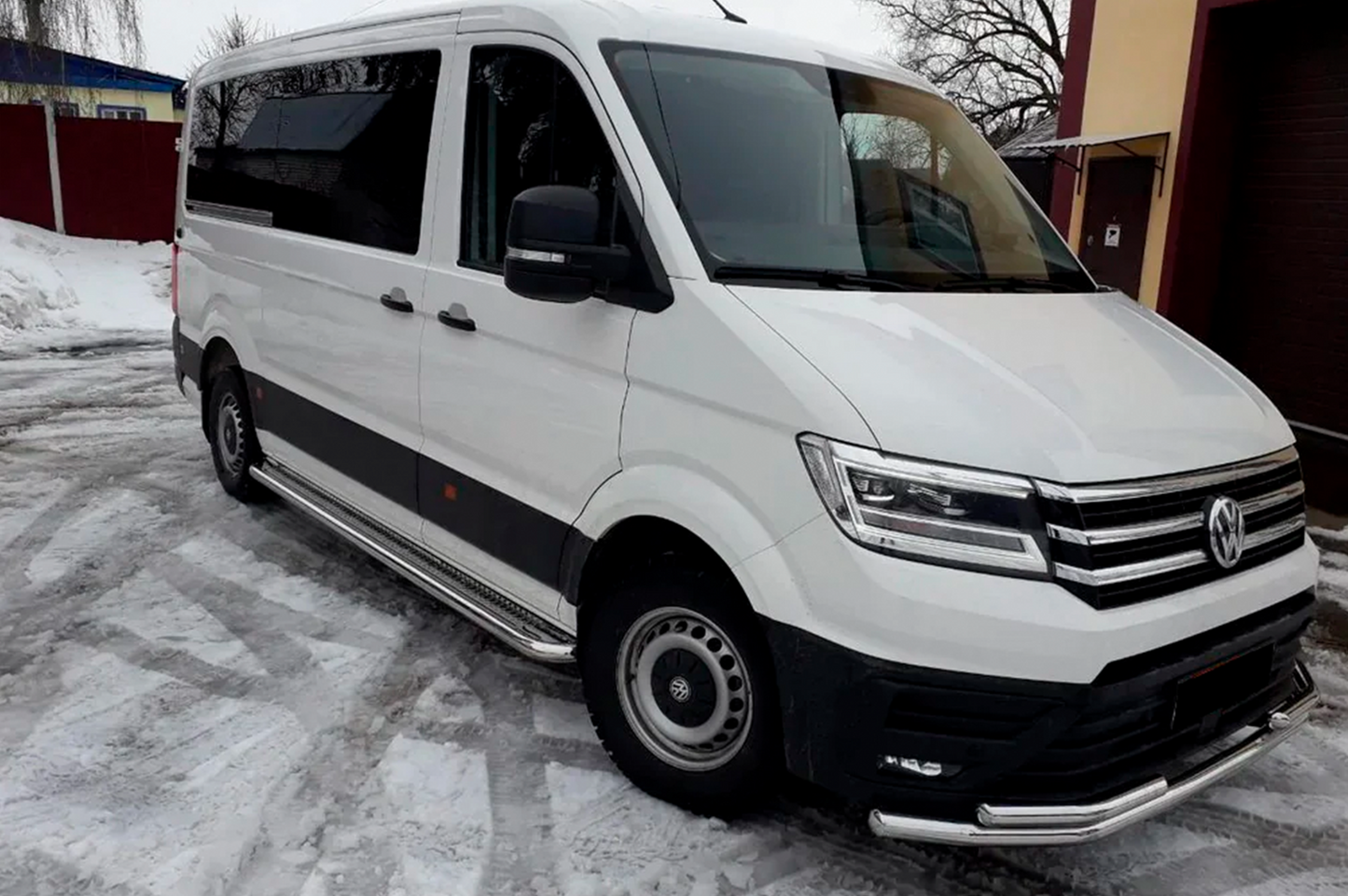 Front Bull Bar ST085 Stainless Steel for Volkswagen Crafter 2016- - image 2
