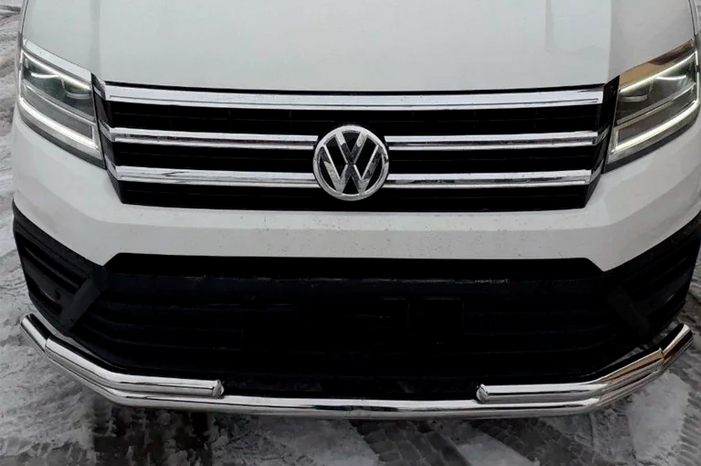 Front Bull Bar ST085 Stainless Steel for Volkswagen Crafter 2016- - image 3