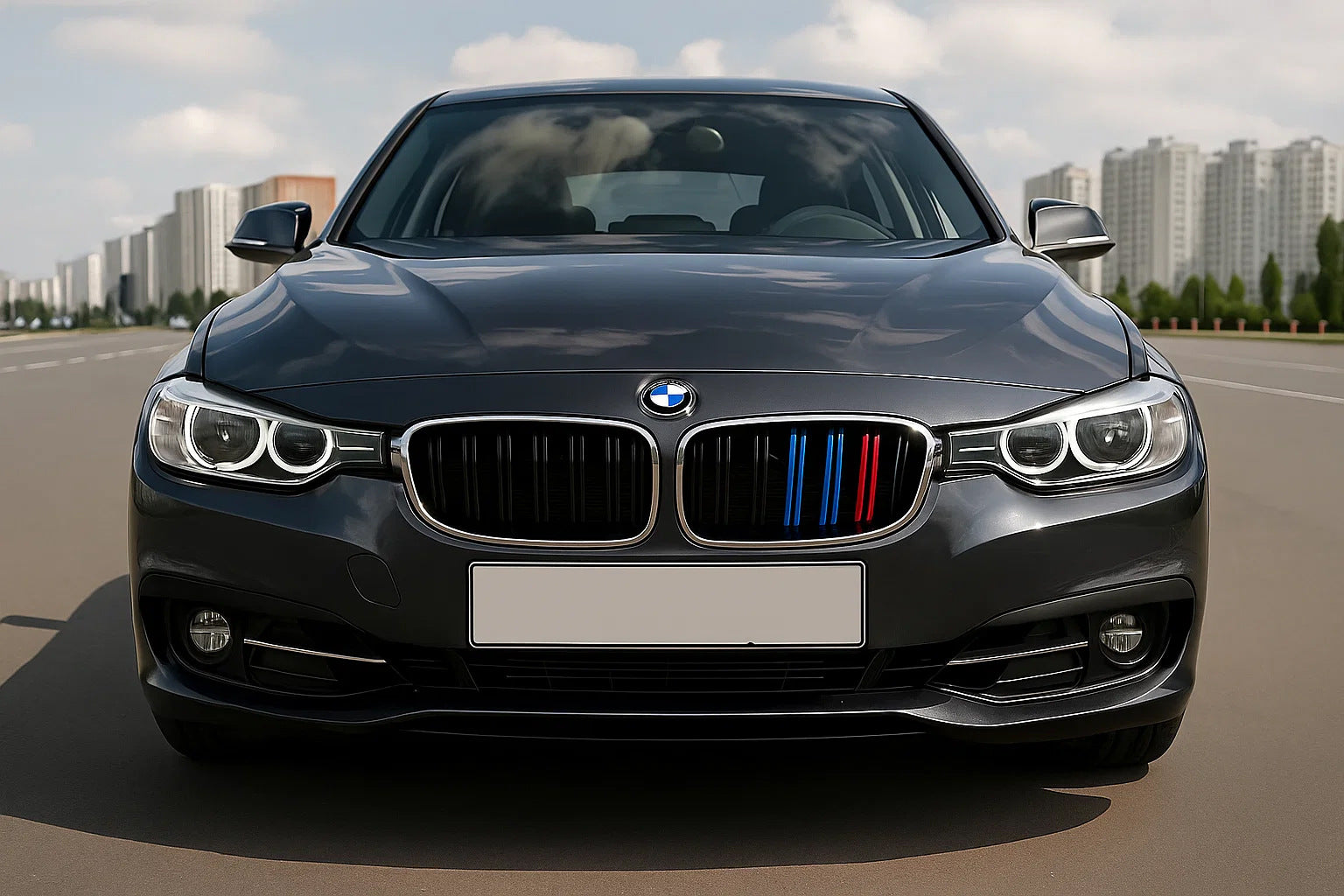 Kidney Grilles M-Look (for F34, M-Color with Chrome Trim) for BMW 3 Series F34 2013–2020 - image 1