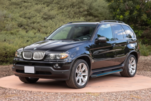 Side Steps Maya Blue (2 pcs, aluminum) for BMW X5 E-53 1999-2006 - image 1